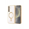 Samsung Galaxy S23 Kılıf Kross Magneticsafe Kapak - Gold