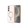 Samsung Galaxy S23 Kılıf Kross Magneticsafe Kapak - Rose