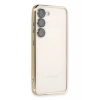 Samsung Galaxy S23 Plus Kılıf Lensli Silikon - Gold