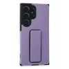 Samsung Galaxy S23 Ultra Kılıf Mega Standlı Silikon - Lila