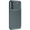 Samsung Galaxy S24 FE Kılıf Auto Focus Karbon Kapak - Koyu Yeşil