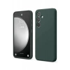 Samsung Galaxy S24 FE Kılıf First Silikon - Koyu Yeşil