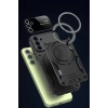 Samsung Galaxy S24 FE Kılıf Joy Lens Standlı Kapak - Kırmızı
