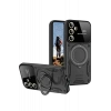 Samsung Galaxy S24 FE Kılıf Joy Lens Standlı Kapak - Siyah