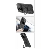 Samsung Galaxy S24 FE Kılıf Joy Lens Standlı Kapak - Siyah