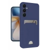 Samsung Galaxy S24 FE Kılıf Kelvin Kartvizitli Silikon - Lacivert