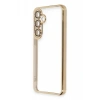 Samsung Galaxy S24 FE Kılıf Lensli Silikon - Gold