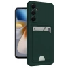 Samsung Galaxy S24 Plus Kelvin Kartvizitli Silikon - Koyu Yeşil