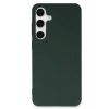 Samsung Galaxy S24 Plus Kılıf First Silikon - Koyu Yeşil