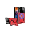 Samsung Galaxy S24 Ultra Kılıf Joy Lens Standlı Kapak - Kırmızı