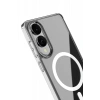 Samsung Galaxy S25 Edge Kılıf Magneticsafe Şeffaf Silikon - Şeffaf