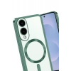 Samsung Galaxy S25 Edge Kross Magneticsafe Kapak - Koyu Yeşil
