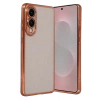 Samsung Galaxy S25 Edge Lensli Silikon - Çöl Titanyum