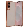 Samsung Galaxy S25 Edge Lensli Silikon - Çöl Titanyum