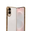 Samsung Galaxy S25 Edge Lensli Silikon - Gold