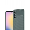 Samsung Galaxy S25 FE Auto Focus Karbon Kapak - Koyu Yeşil