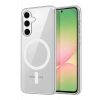 Samsung Galaxy S25 FE Combo Sert Şeffaf Magsafe Kapak - Şeffaf