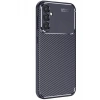Samsung Galaxy S25 Kılıf Auto Focus Karbon Kapak - Lacivert