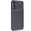 Samsung Galaxy S25 Kılıf Auto Focus Karbon Kapak - Lacivert