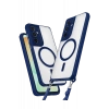 Samsung Galaxy S25 Kılıf Enka Magsafe Silikon Kılıf - Lacivert
