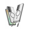Samsung Galaxy S25 Kılıf Enka Magsafe Silikon Kılıf - Titan Gri