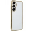 Samsung Galaxy S25 Kılıf Lensli Silikon - Gold