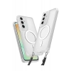 Samsung Galaxy S25 Plus Kılıf Enka Magsafe Silikon Kılıf - Şeffaf