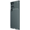 Samsung Galaxy S25 Ultra Kılıf Auto Focus Karbon Kapak - Koyu Yeşil