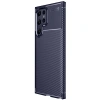 Samsung Galaxy S25 Ultra Kılıf Auto Focus Karbon Kapak - Lacivert