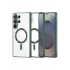 Samsung Galaxy S26 Ultra Kross Magneticsafe Kapak - Koyu Yeşil
