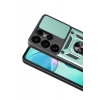 Samsung Galaxy S26 Ultra Pars Lens Yüzüklü Silikon - Yeşil