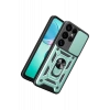 Samsung Galaxy S26 Ultra Pars Lens Yüzüklü Silikon - Yeşil