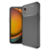 Samsung Galaxy XCover 7 Kılıf Auto Focus Karbon Kapak - Siyah