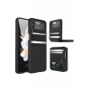 Samsung Galaxy Z Flip 3 Kılıf Belt Flip Kapak - Siyah