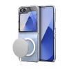 Samsung Galaxy Z Flip 6 Kılıf Magneticsafe Şeffaf Silikon - Şeffaf