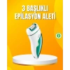 Şarjlı 3’ü 1 Arada VGR Epilatör LED Işıklı Suya Dayanıklı Hassas Bölge Epilasyon Makinesi