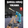 Şarjlı Ve Yüksek Basınçlı Oto Yıkama Makinesi Ve Sulama Tabancası Bahçe Yıkama Makinesi