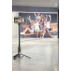 Selfie Çubuğu Tripod Kumandalı Telefon Tutucu Siyah
