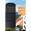 SH-03 30W Hızlı Şarj Taşınabilir Güneş Enerji Paneli Şarj İstasyonu - Siyah