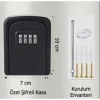 Şifreli Anahtar ve Eşya Saklama Güvenlik Kasası
