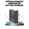 Solar Lamba Dekoratif Aplik Su Geçirmez Led Işıklı Duvar Lambası