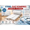 Steril Gaz Kompres 30x80 cm 2li 1 Paket Tel Tel Spanç Steril Gazlı Bez Yara Bakım Kompresi