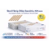 Steril Strip Dikiş Bandı 6 x 101 mm Yara Kapatma Bandı Cilt Sabitleyici Strip 6’lı 1 Paket