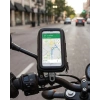 Su Geçirmez Motosiklet Bisiklet Telefon Tutucu 360 Derece Döner Gidon Telefon Standı