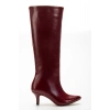SYT-2025 Bordo Kırışık Rugan Günlük Kadın Çizme