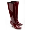 SYT-2025 Bordo Rugan Günlük Kadın Çizme
