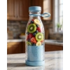 Taşınabilir Blender 380 ml USB Şarjlı Meyve Karıştırıcı Kolay Temizlenebilir