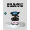 Taşınabilir Kamp Ocağı Seti Pişirme Alanı Ayarlanabilir Alev