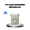 Taşınabilir Mini Klima Fan 3’ü 1 Arada Soğutucu, Nemlendirici ve Gece Lambası