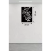 Tavus Kuşu ve Doğa Temalı Ahşap Duvar Tablosu - 25x35 cm Lazer Kesim Pano
